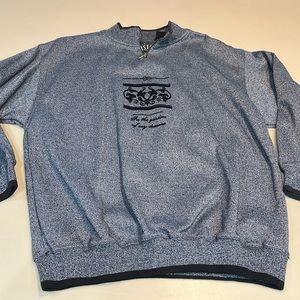 Retro 80’s Pasta sweatshirt Navy small